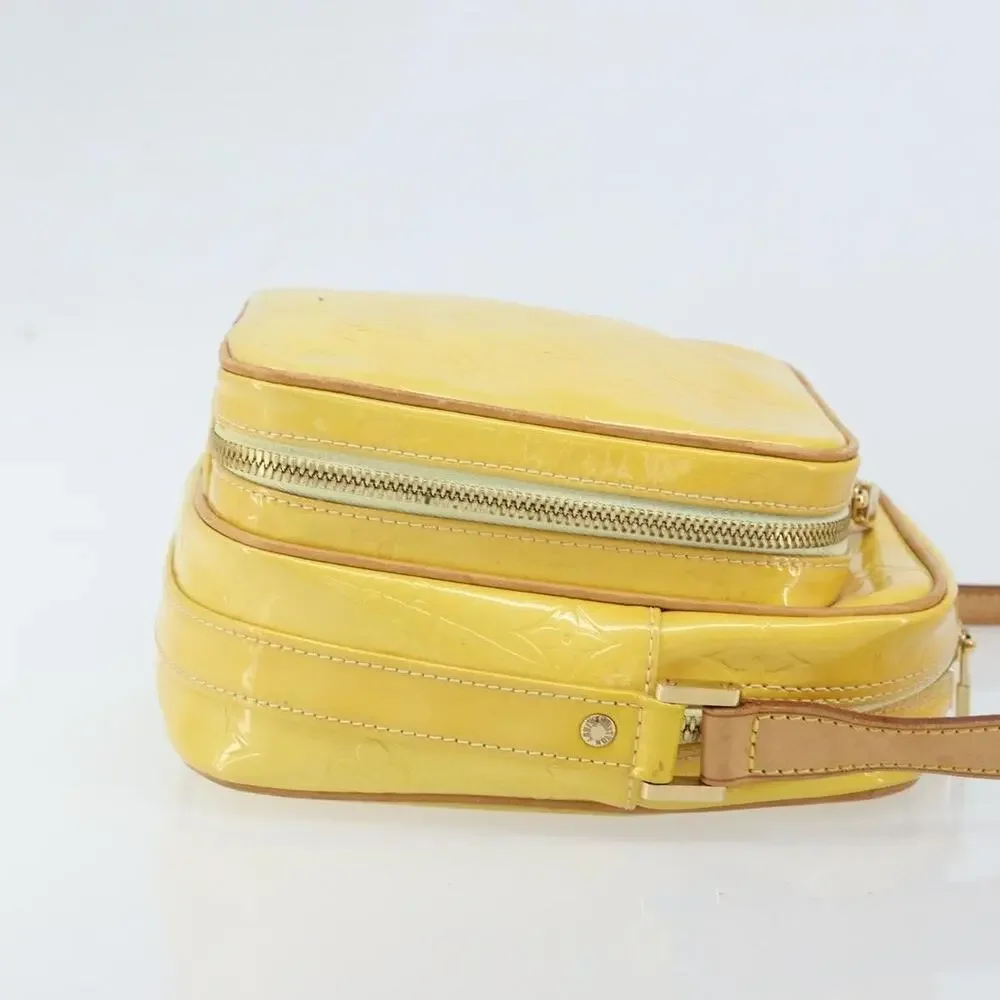 Louis Vuitton Monogram Vernis Wooster Bag Lime Yellow